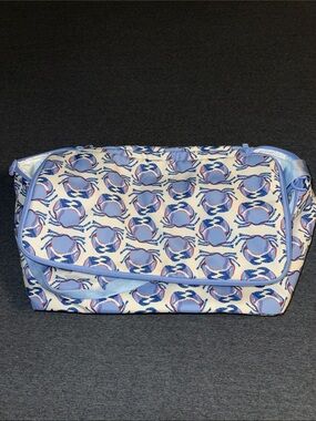 Vera Bradley Light Blue Crab-Print Travel Cooler